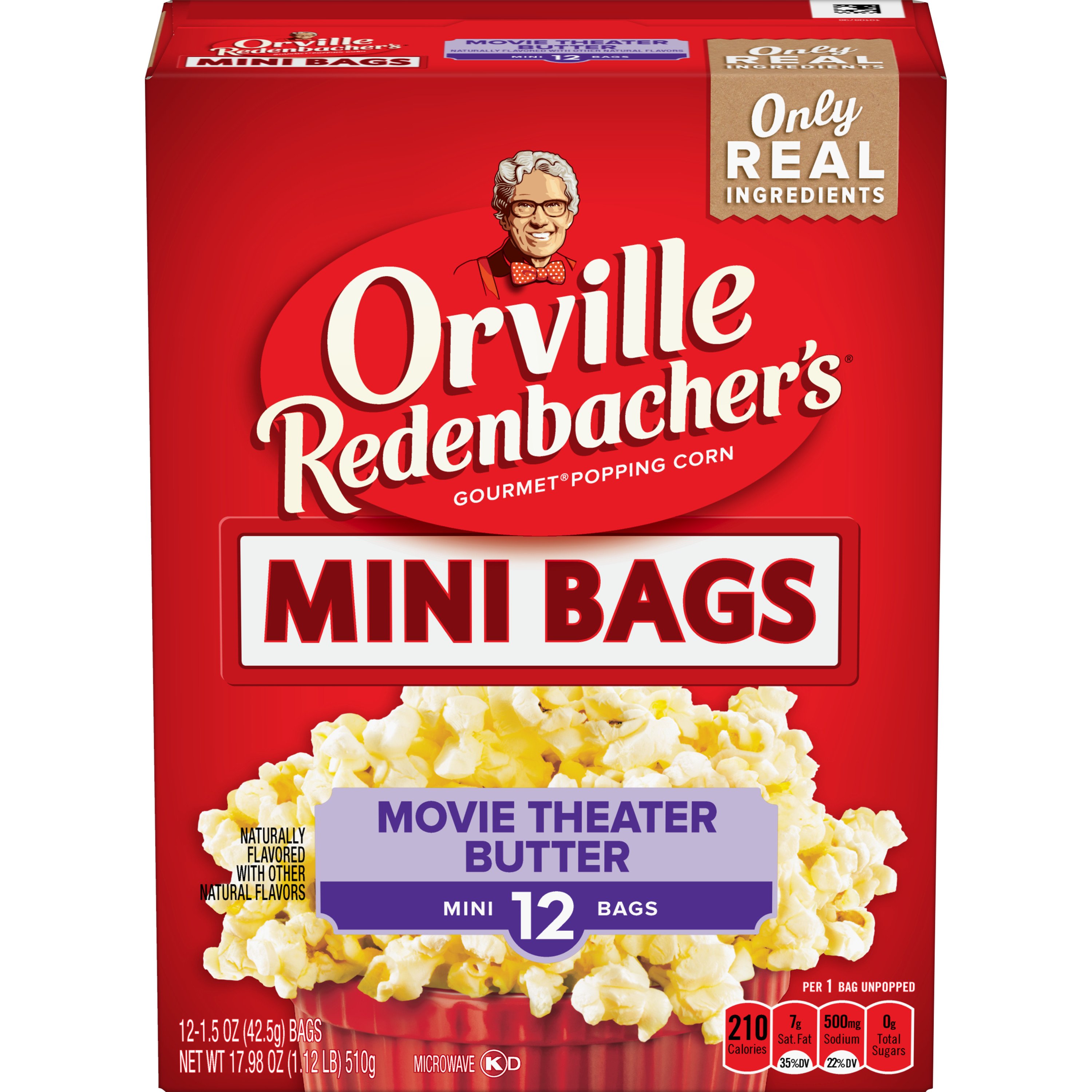 Orville Redenbacher's Movie Theater Butter Microwave Popcorn Mini Bags