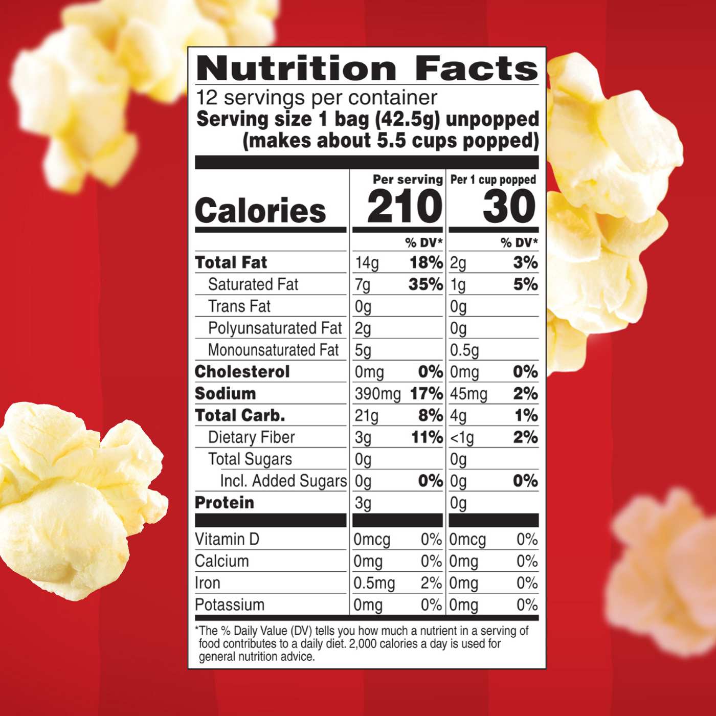 Orville Redenbacher's Butter Microwave Popcorn; image 5 of 7