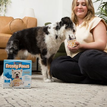 Purina Frosty Paws Frozen Dog Treats - Peanut Butter, 4 ct