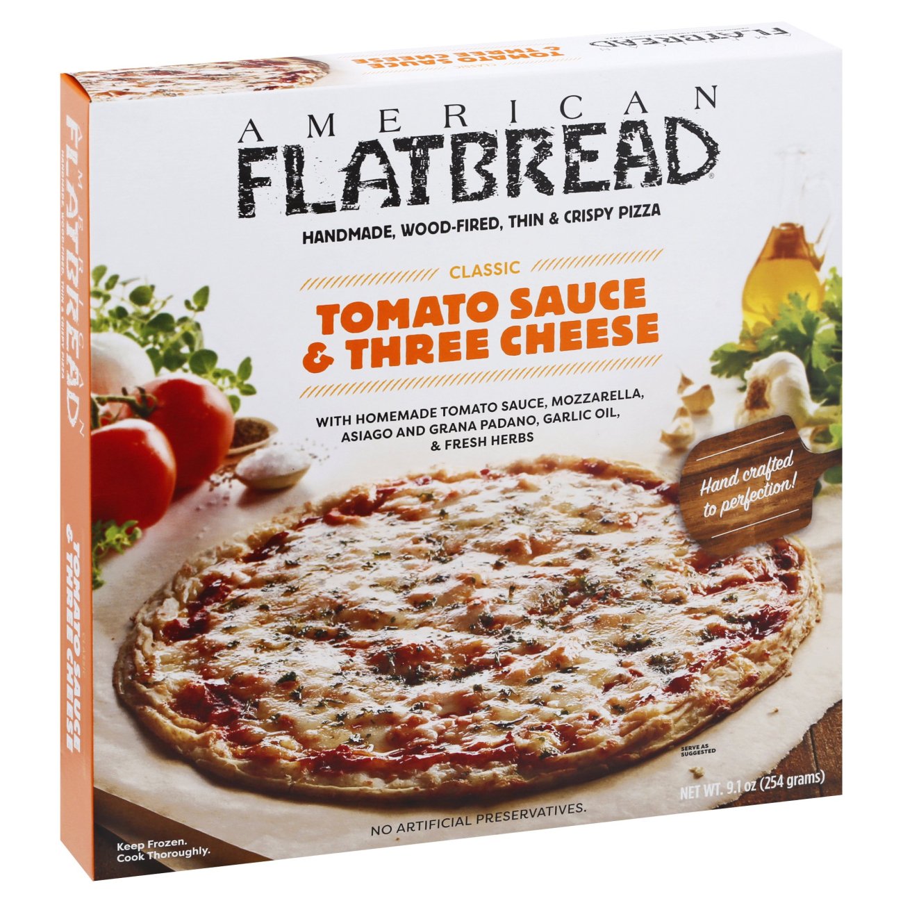 American Flatbread Pizza, Tomato Sauce & Three Cheese ...