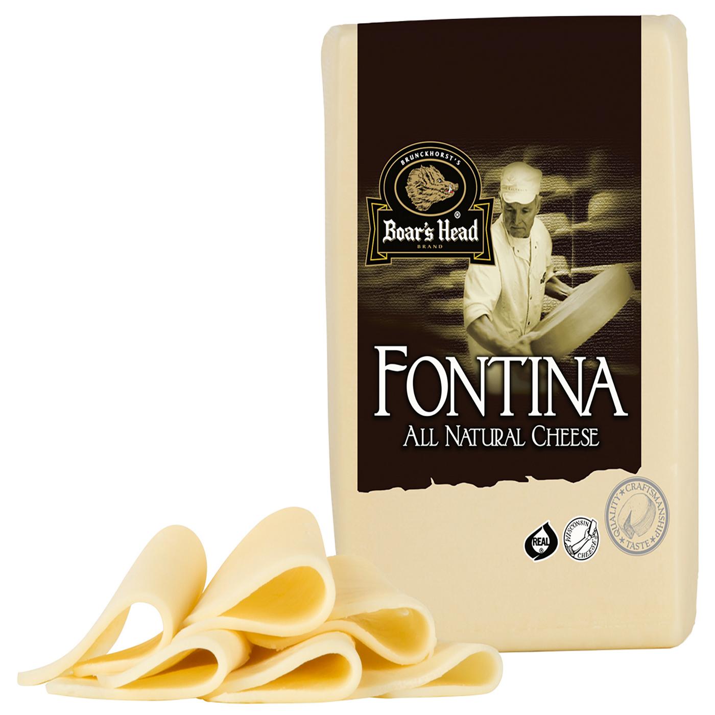 Boar's Head Fontina Cheese, Custom Sliced; image 2 of 2