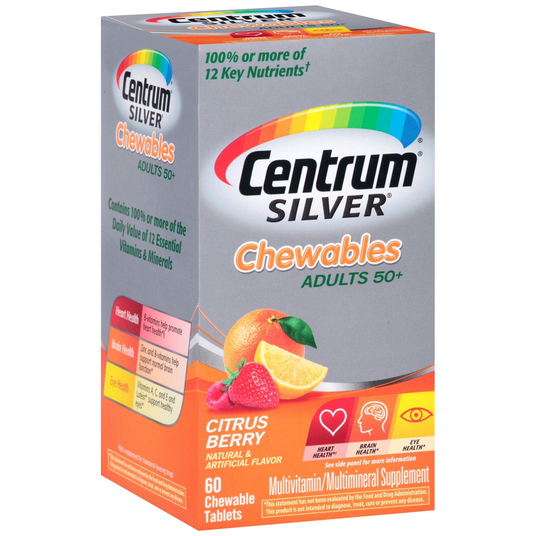 Centrum Adults 50+ Multivitamin/Multimineral Supplement Fresh and