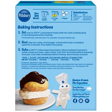 Pillsbury Moist Supreme Yellow Cake Mix, 15.3 oz