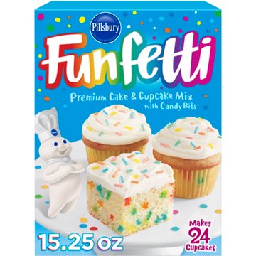 Pillsbury Funfetti Cake Mix with Candy Bits, 15.3 oz