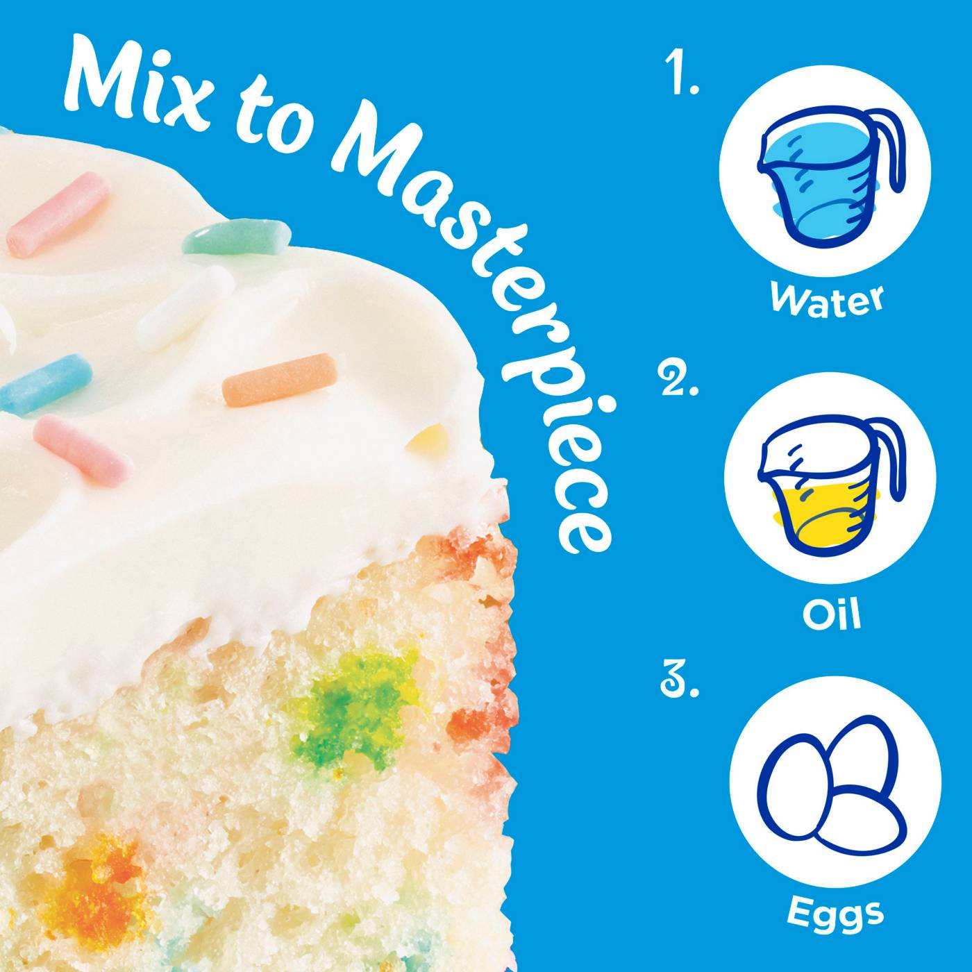 Pillsbury Funfetti Cake Mix with Candy Bits; image 2 of 9