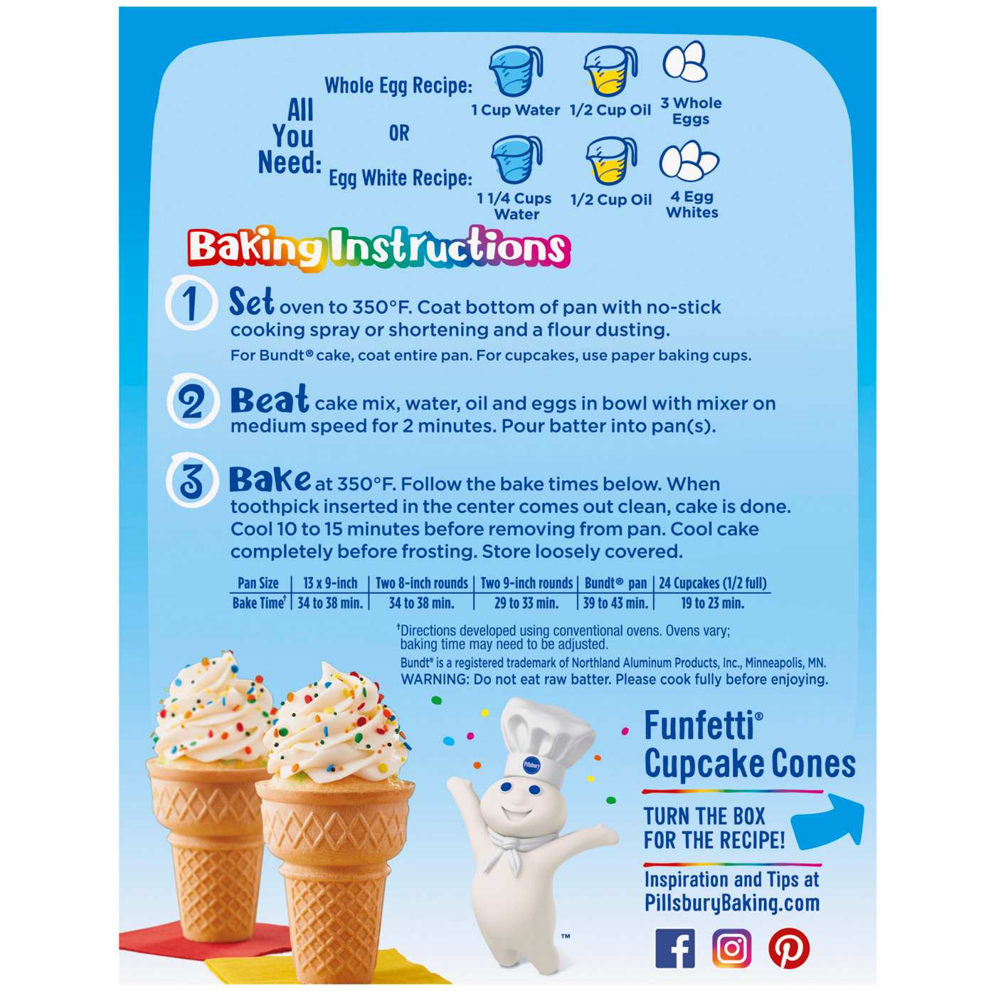 Pillsbury Funfetti Cake Mix with Candy Bits; image 7 of 9