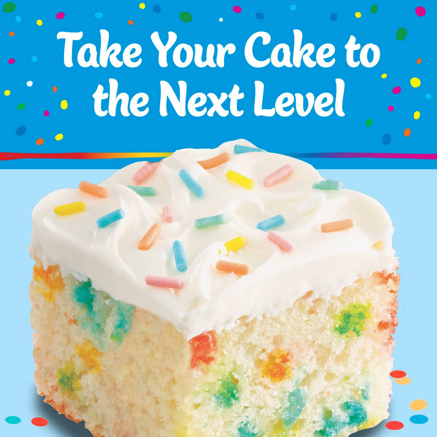 Pillsbury Funfetti Cake Mix with Candy Bits; image 8 of 9