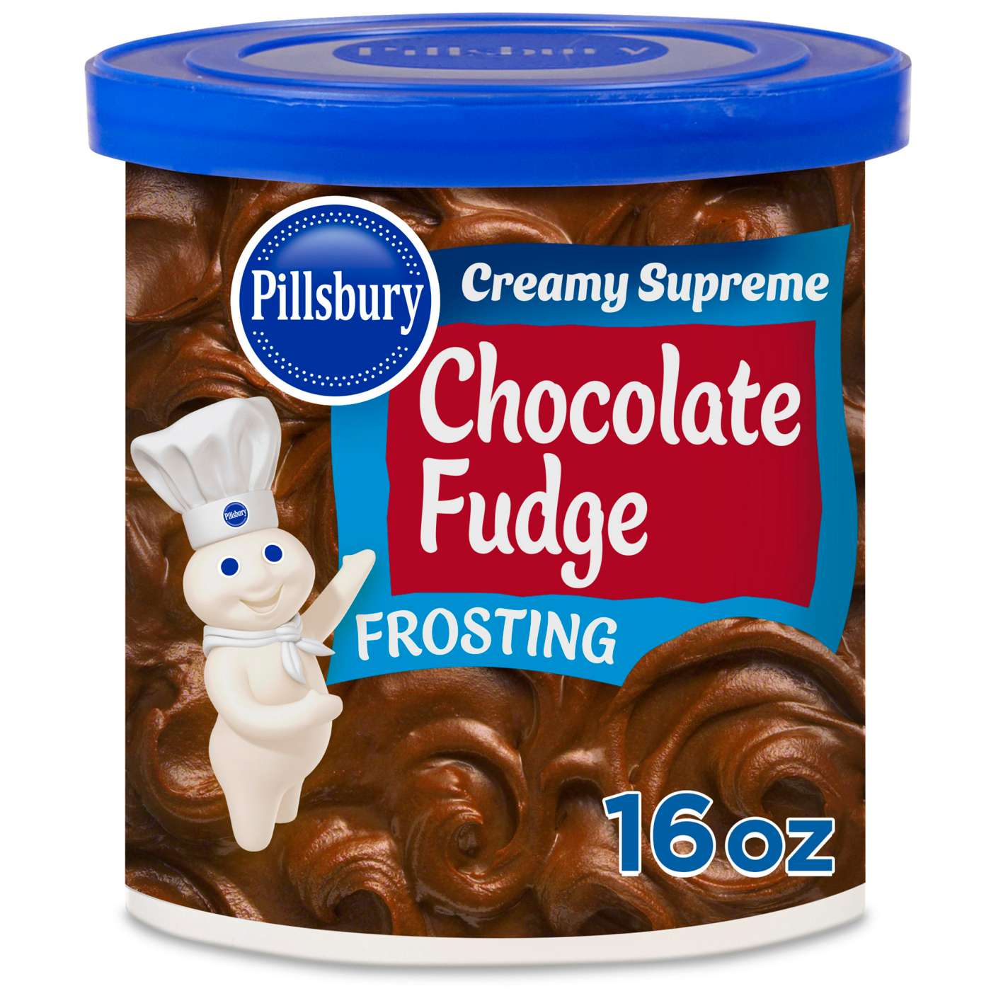 Pillsbury Creamy Supreme Chocolate Fudge Frosting; image 1 of 9