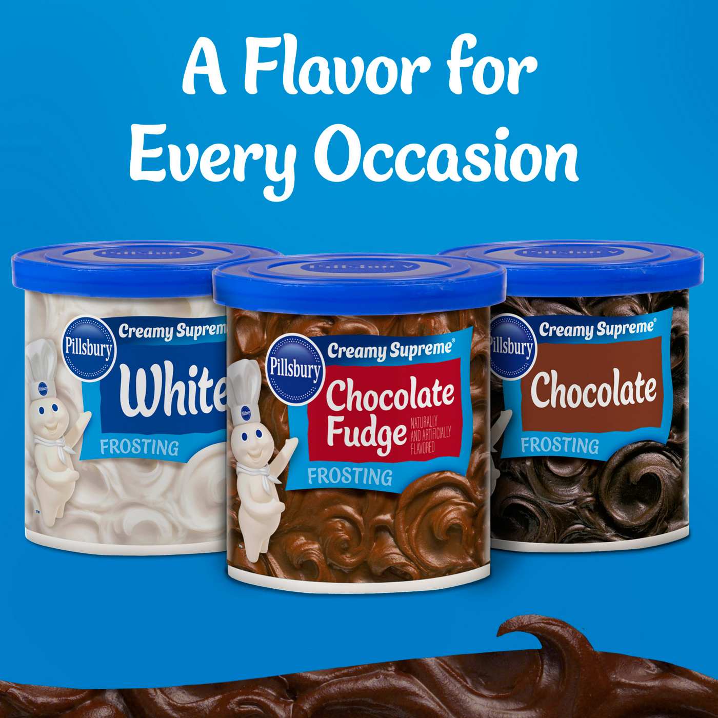 Pillsbury Creamy Supreme Chocolate Fudge Frosting; image 7 of 9