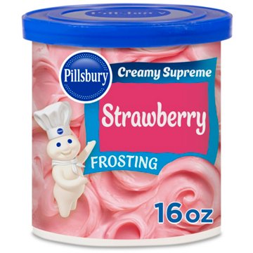 Pillsbury Creamy Supreme Strawberry Frosting, 16 oz