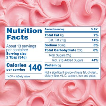 Pillsbury Creamy Supreme Strawberry Frosting, 16 oz