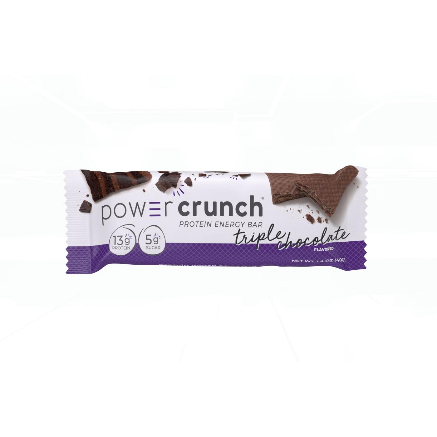 Power Crunch 13g Protein Energy Bar - Triple Chocolate; image 1 of 2