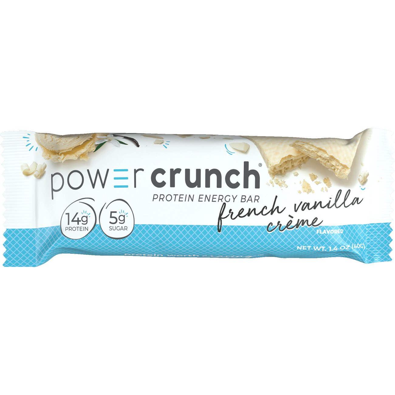 Power Crunch French Vanilla Creme Protein Energy Bar - Shop Granola & Snack  Bars at H-E-B