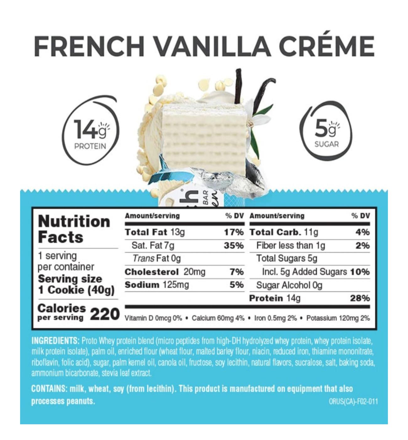 Power Crunch 14g Protein Energy Bar - French Vanilla Crème; image 5 of 6