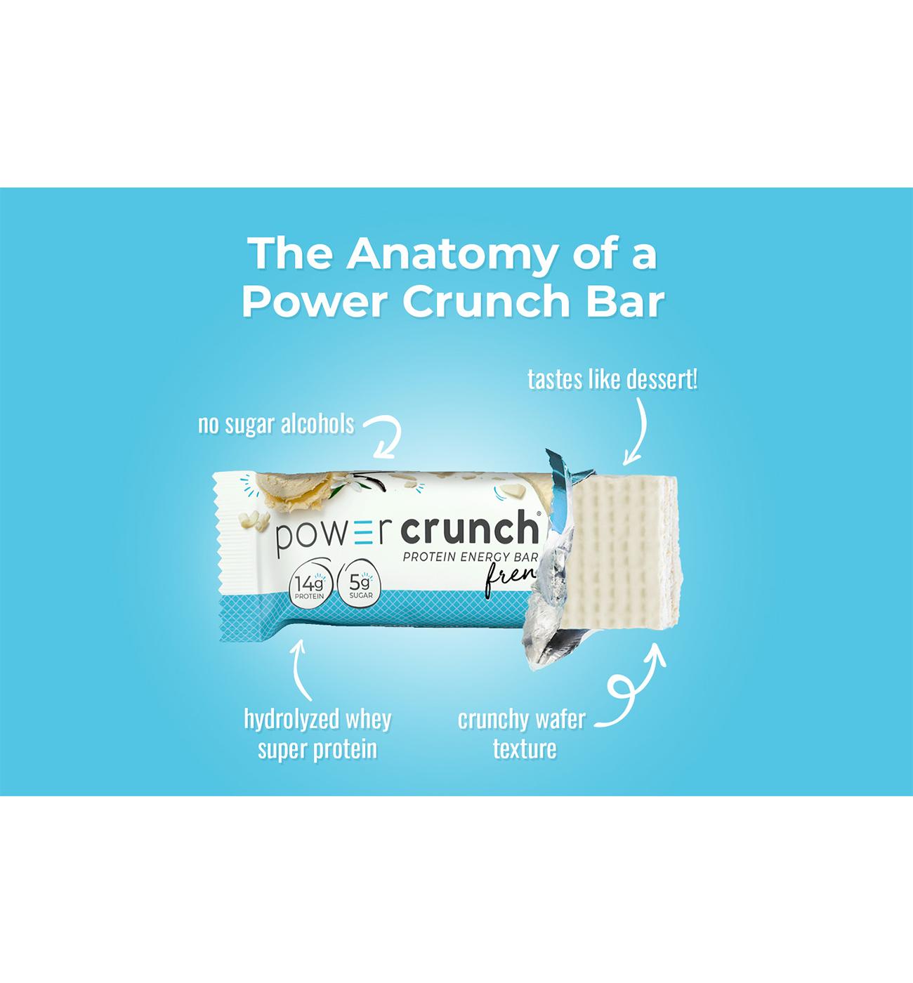 Power Crunch 14g Protein Energy Bar - French Vanilla Crème; image 6 of 6