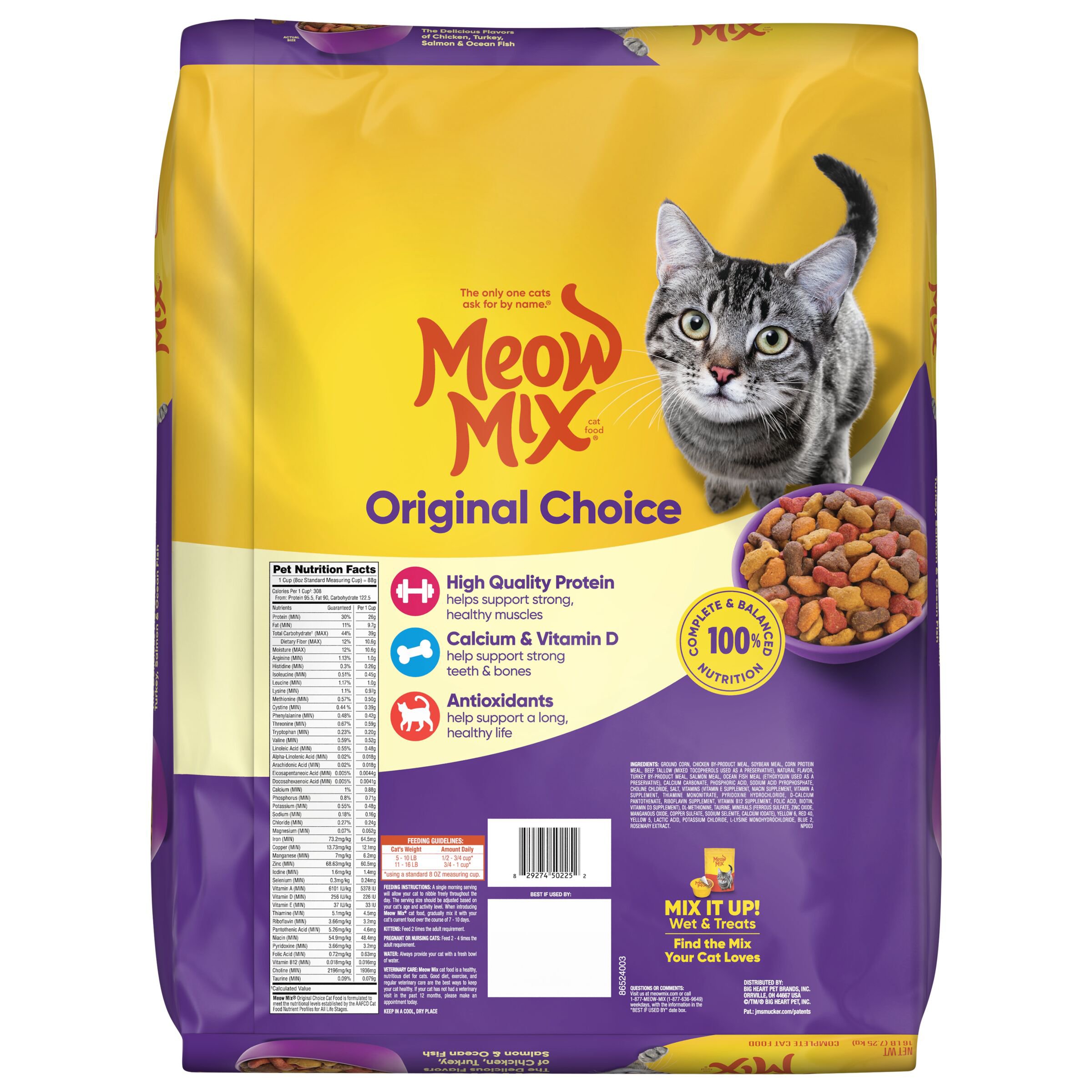 Meow Mix Original Choice Dry Cat Food - Shop Food at H-E-B