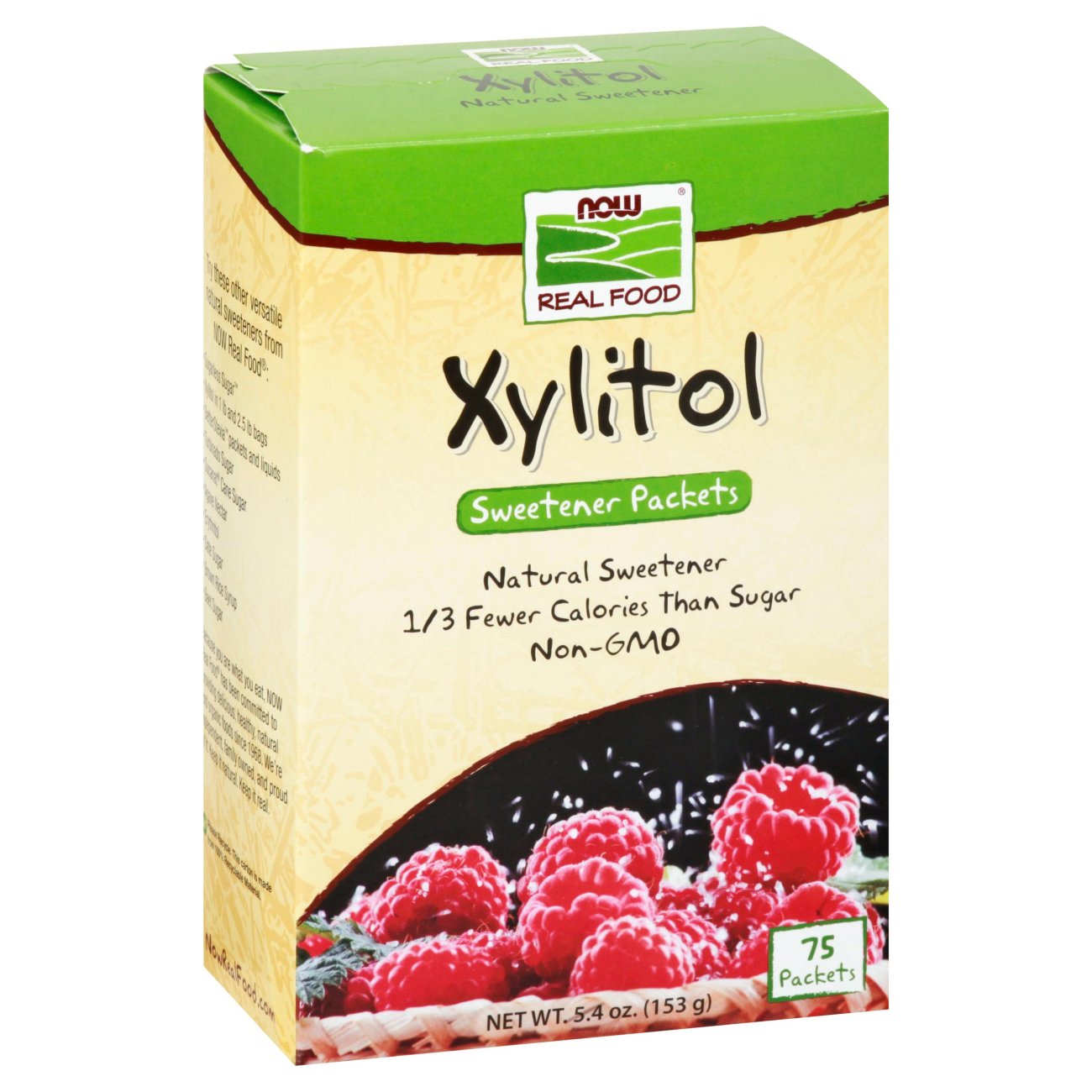 NOW Real Food Xylitol Sweetener Packets Shop Sugar Substitutes at HEB