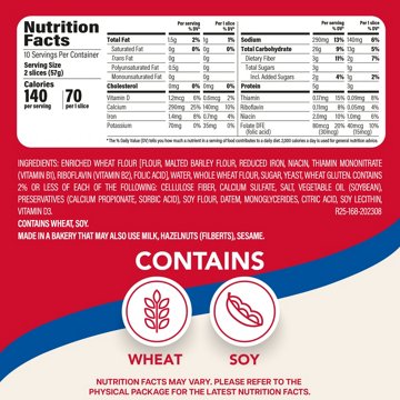 Sara Lee White with Whole Grain Bread