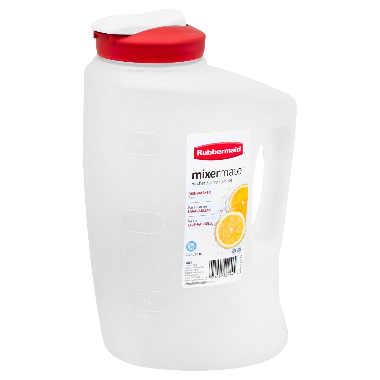 Rubbermaid 1 Gal MixerMate Pitcher Shop Pitchers & Dispensers at HEB