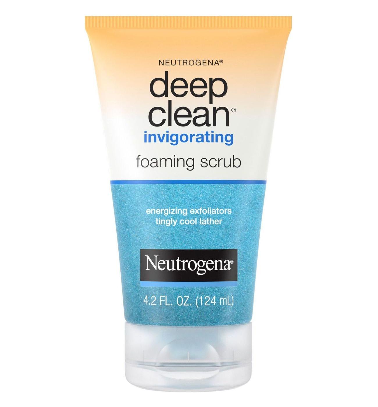 Neutrogena Deep Clean Invigorating Foaming Scrub; image 1 of 4