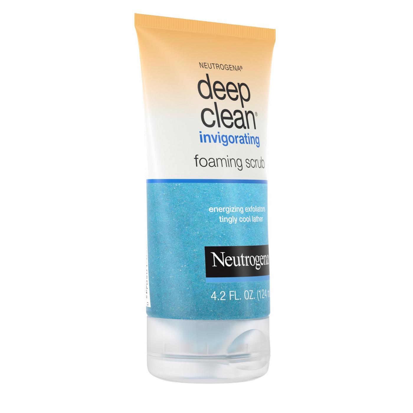 Neutrogena Deep Clean Invigorating Foaming Scrub; image 3 of 8