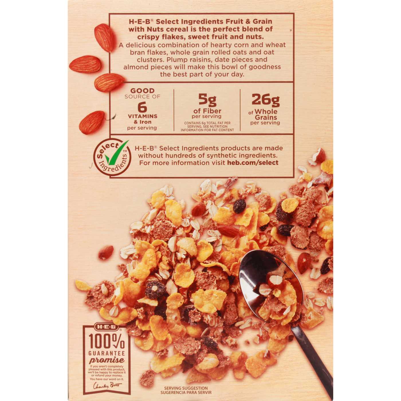 H-E-B Fruit & Grain with Nuts Cereal; image 2 of 2