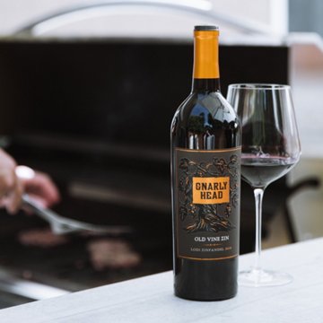 Gnarly Head Old Vine Zinfandel California Red Wine, 750 mL