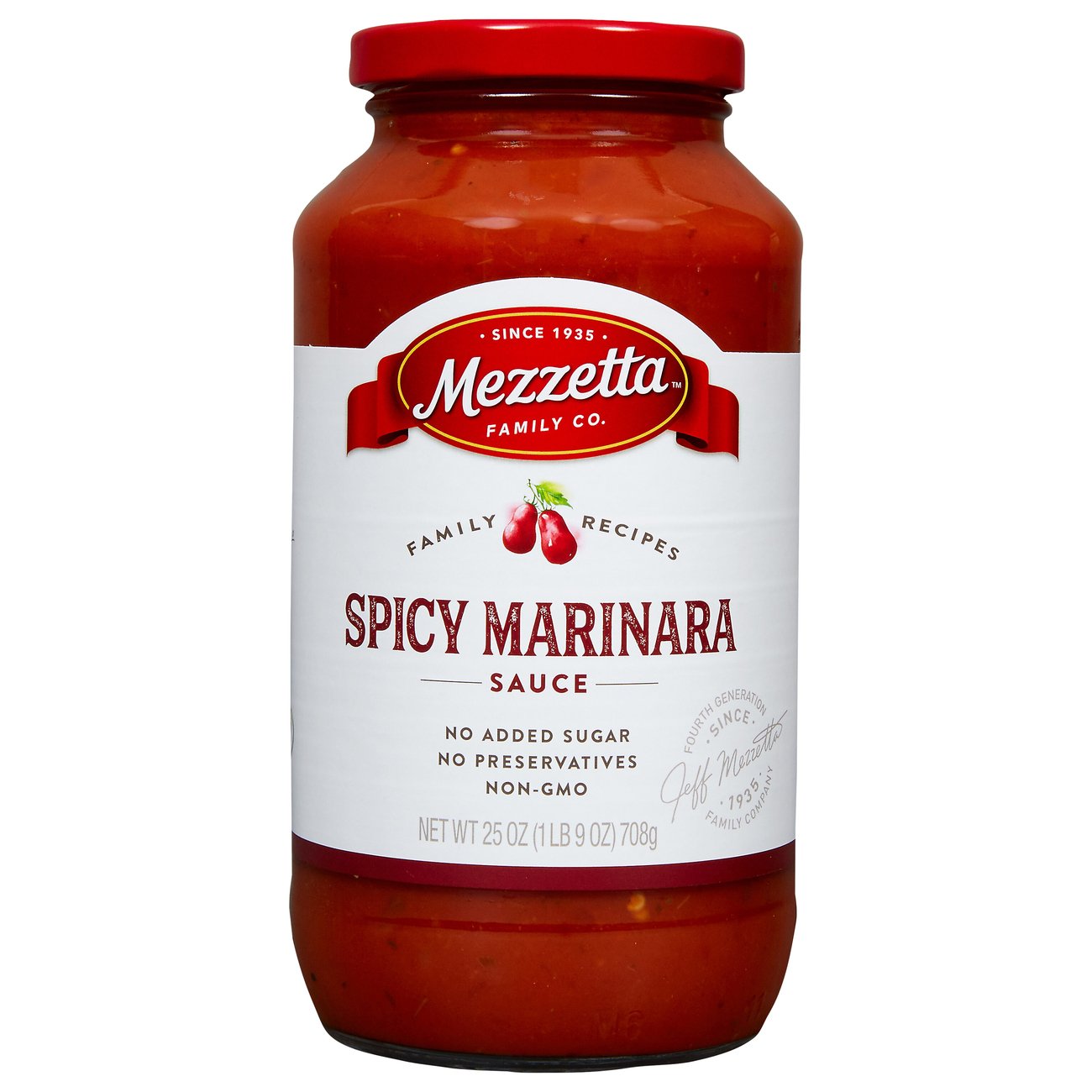 Mezzetta Spicy Marinara Sauce Shop Pasta Sauces At H E B 