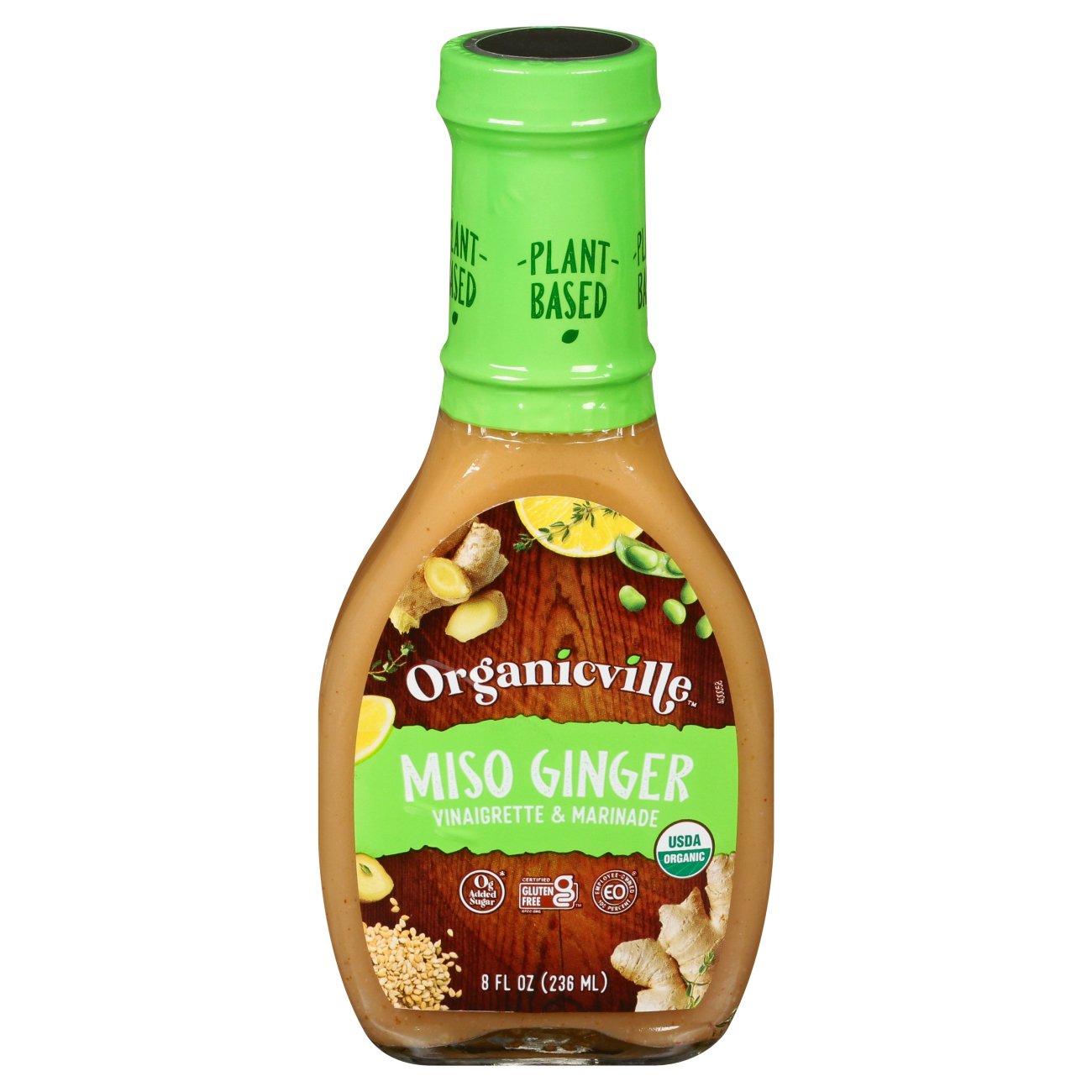Organicville Organic Miso Ginger Vinaigrette Shop Salad dressings at
