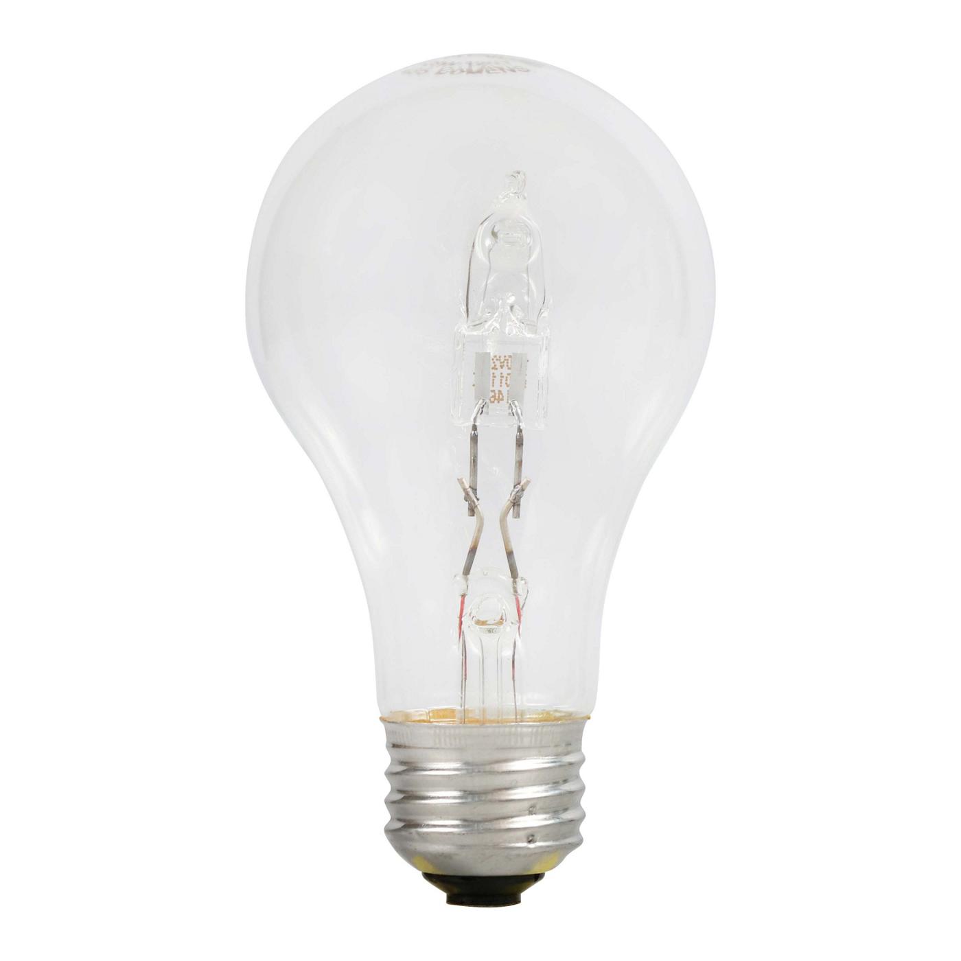 Sylvania A19 100-Watt Clear Halogen Light Bulbs; image 2 of 3