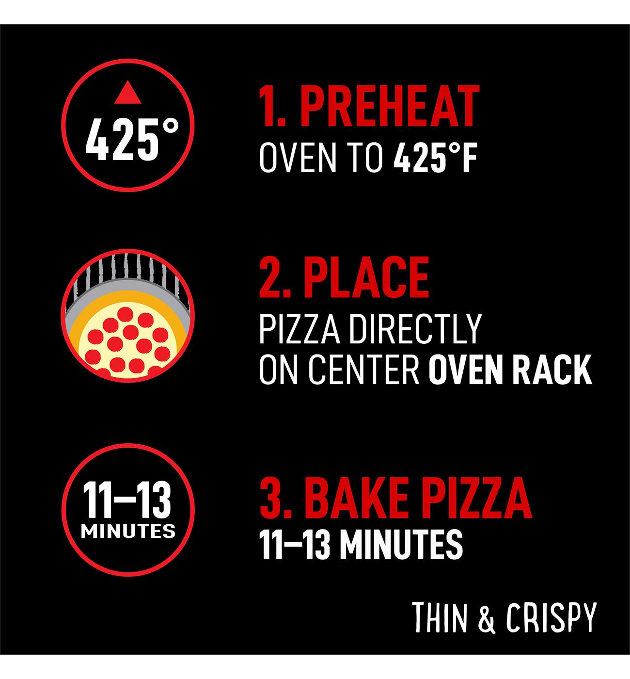 Red Baron Pepperoni Thin Crust Frozen Pizza; image 6 of 10