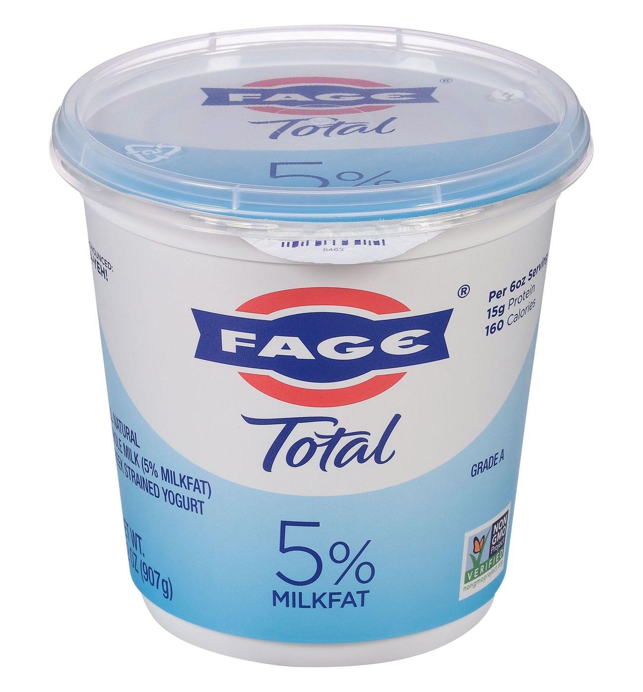 Fage Total 5% Greek Yogurt; image 1 of 2