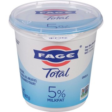 Fage Total 5% Plain Greek Yogurt