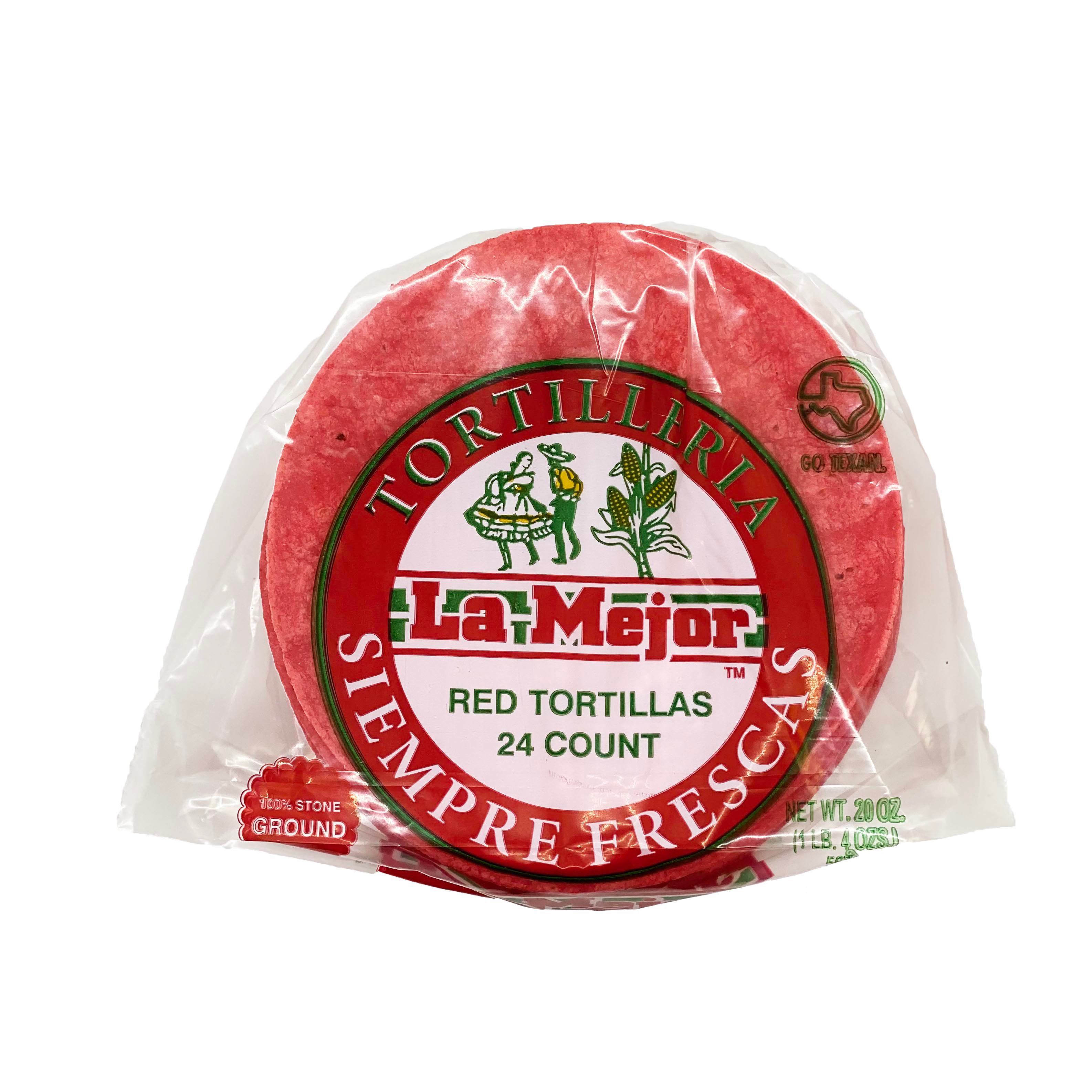 La Mejor Red Corn Tortillas Shop Tortillas at HEB