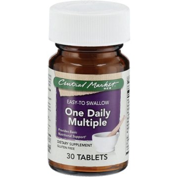 Central Market One Daily Multiple Easy To Swallow Tablets, 30 ct