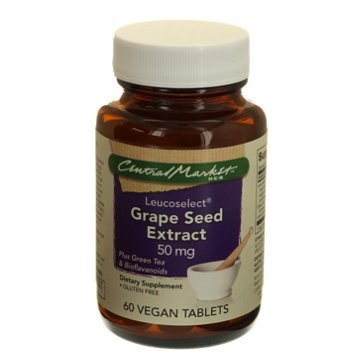 Central Market Grape Seed Extract Leucoselect 50 mg Vegan Tablets, 60 ct