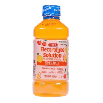 H-E-B Electrolyte Solution – Mixed Fruit, 33.8 oz