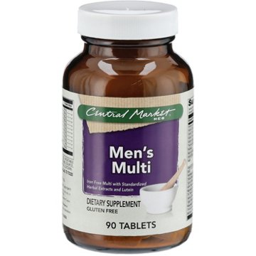 Central Market Men's Iron-Free Multi Tablets, 90 ct