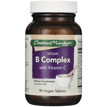 Central Market B Complex with Vitamin C Vegan Tablets, 90 ct