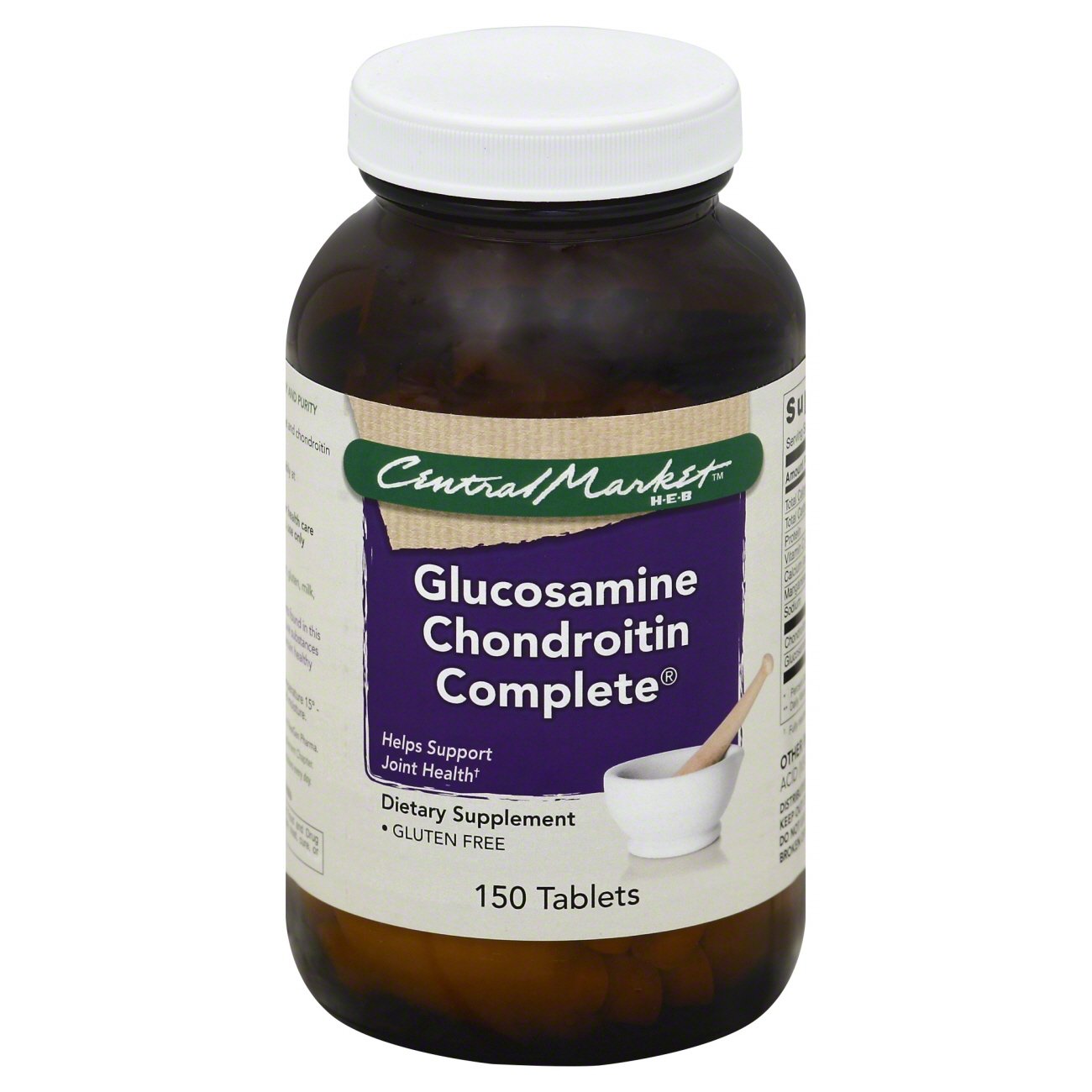 Central Market Glucosamine Chondroitin Complete Tablets Shop Diet