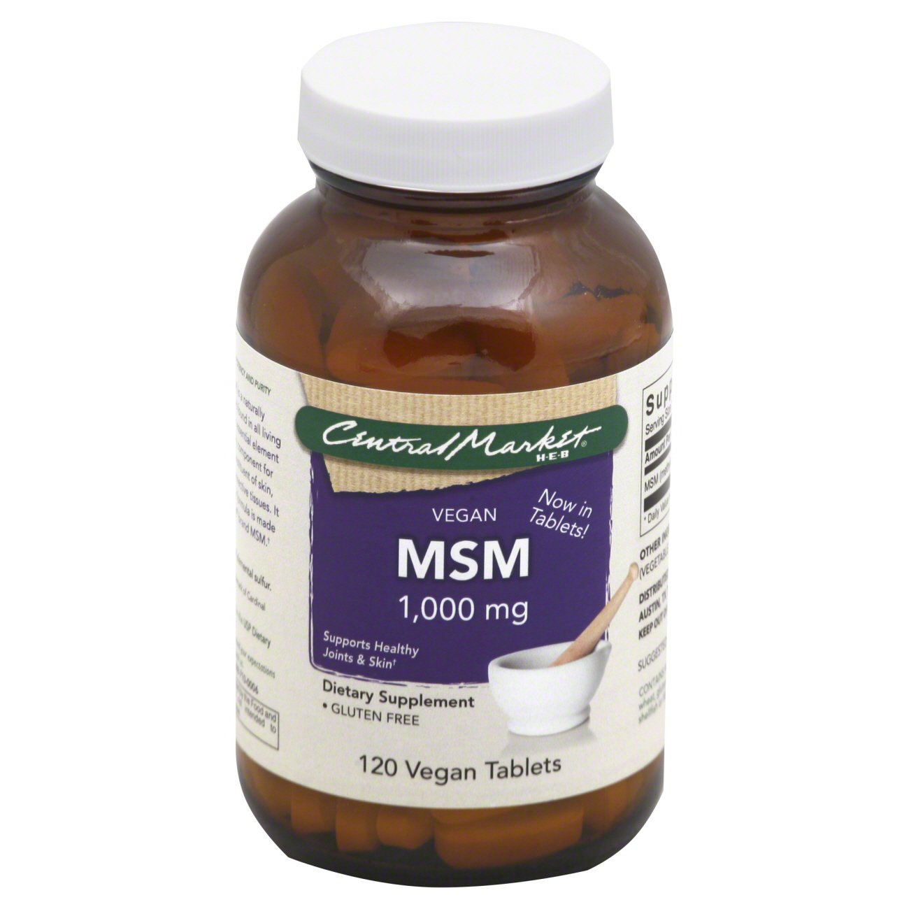 Central Market Msm 1000 Mg Vegetarian Capsules - Shop Diet & Fitness At 