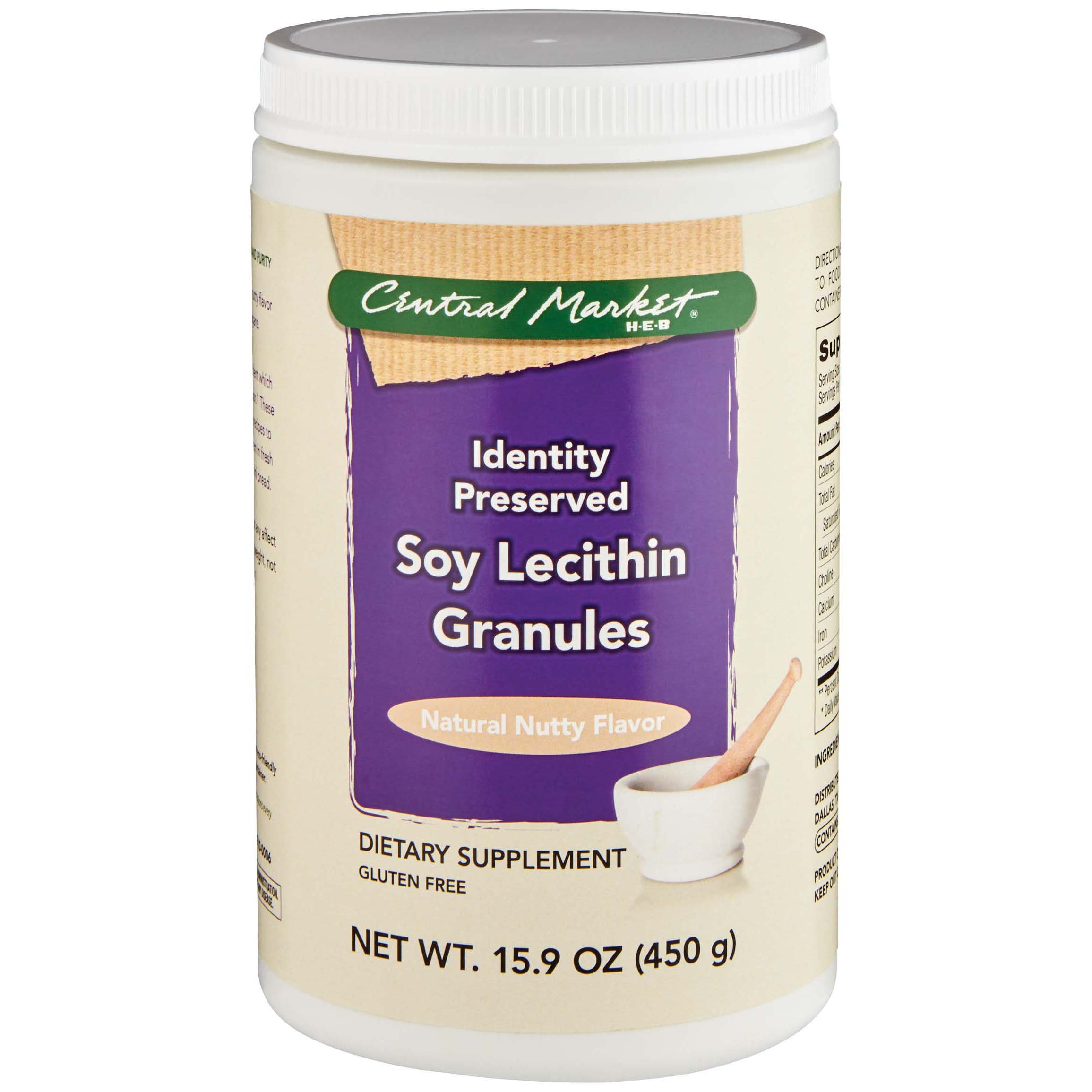 Central Market Identity Preserved Soy Lecithin Granules Natural Nutty