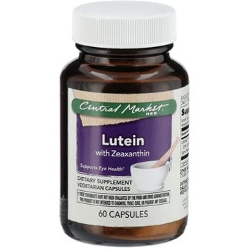 Central Market Lutein & Zeaxanthin Capsules, 60 ct