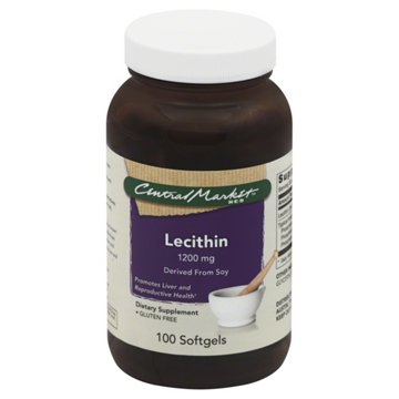 Central Market Lecithin 1200mg Softgels, 100 ct