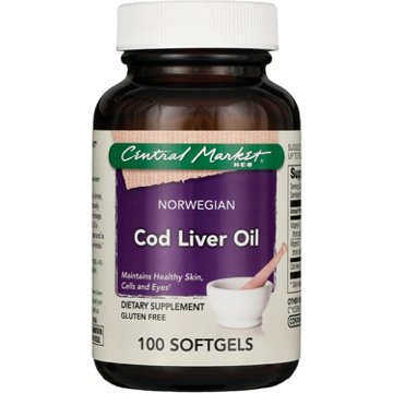 Central Market Norwegian Cod Liver Oil Softgels