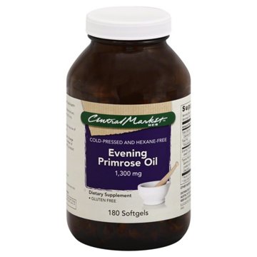 Central Market Cold-Pressed Evening Primrose Oil 1300mg Softgels