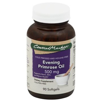 Central Market Cold-Pressed Evening Primrose Oil 500mg Softgels