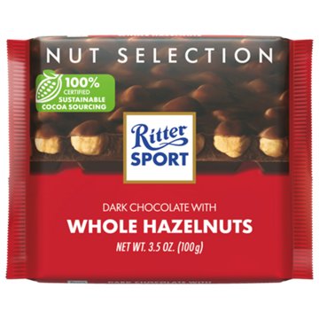 Ritter Sport Dark Chocolate with Whole Hazelnuts