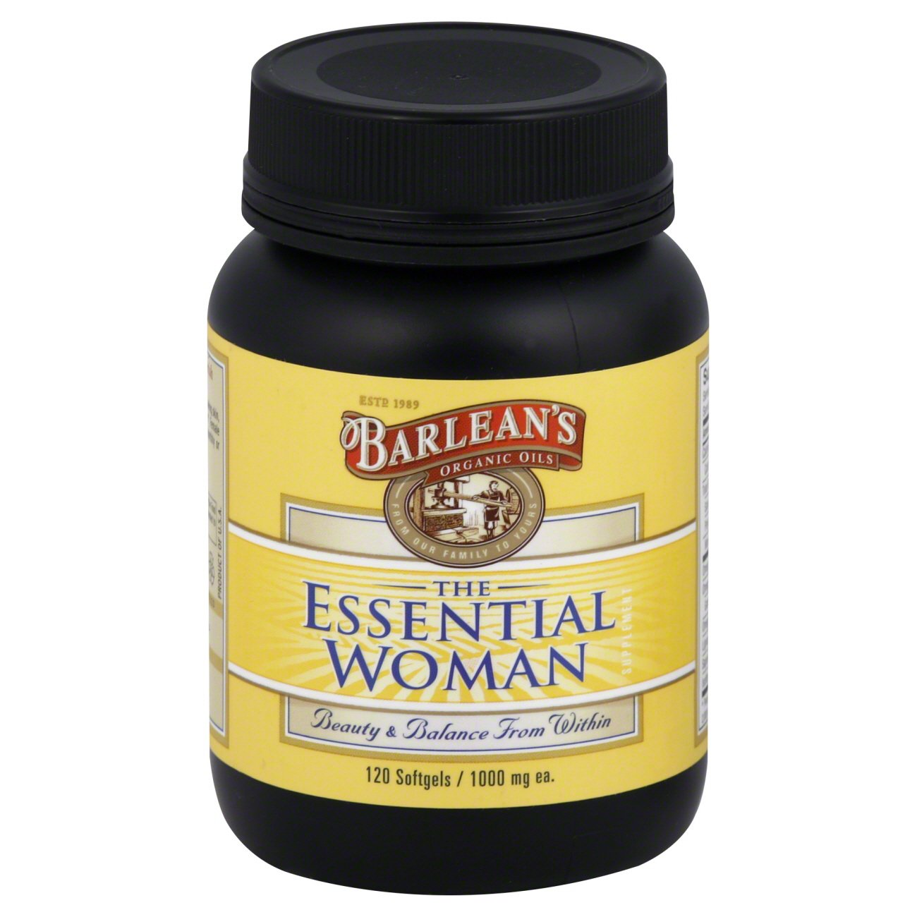 Barlean's Organic Oils The Essential Woman 1000 Mg Softgels Shop