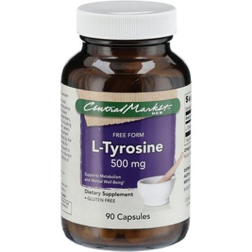 Central Market L-Tyrosine 500mg Capsules